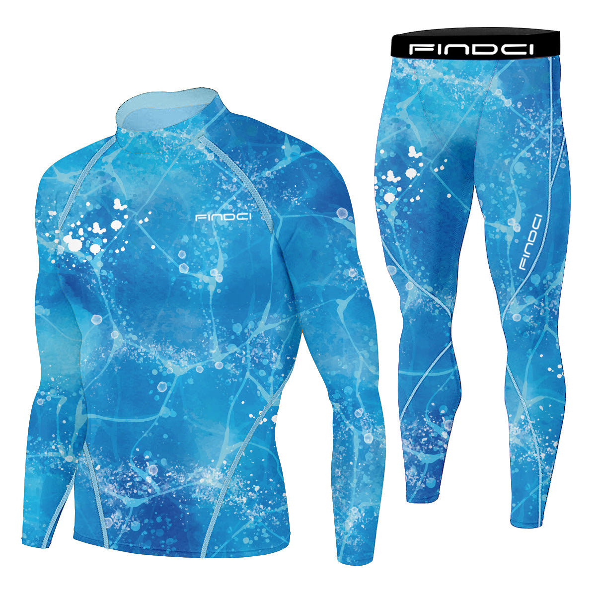 Findci Quick Dry Men's Running Sets 2 pieces compression set