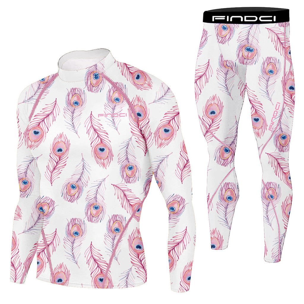 Findci Quick Dry Men's Running Sets 2 pieces compression set