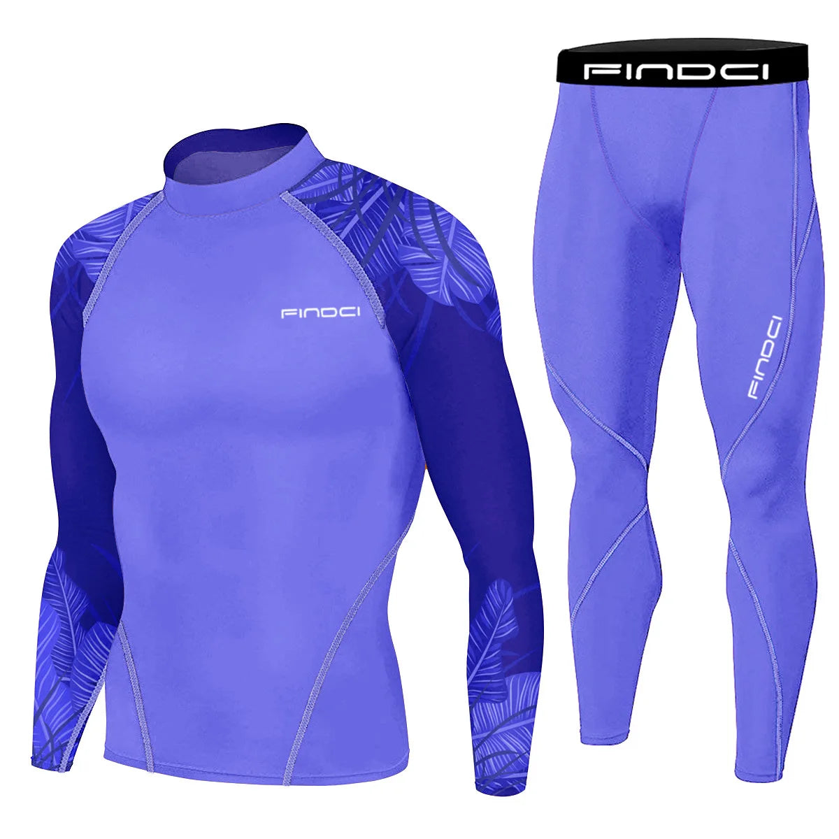 Findci Quick Dry Men's Running Sets 2 pieces compression set