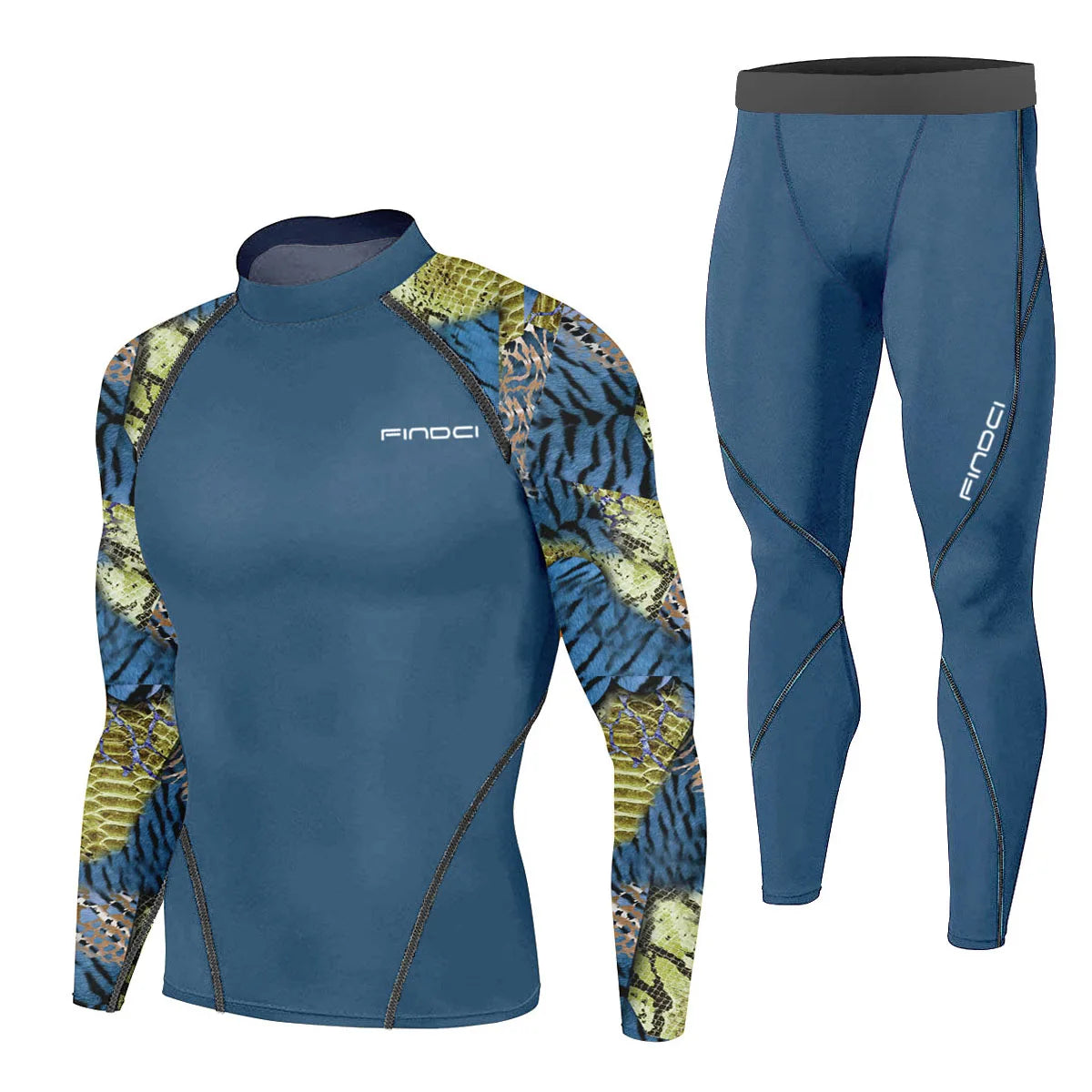 Findci Quick Dry Men's Running Sets 2 pieces compression set