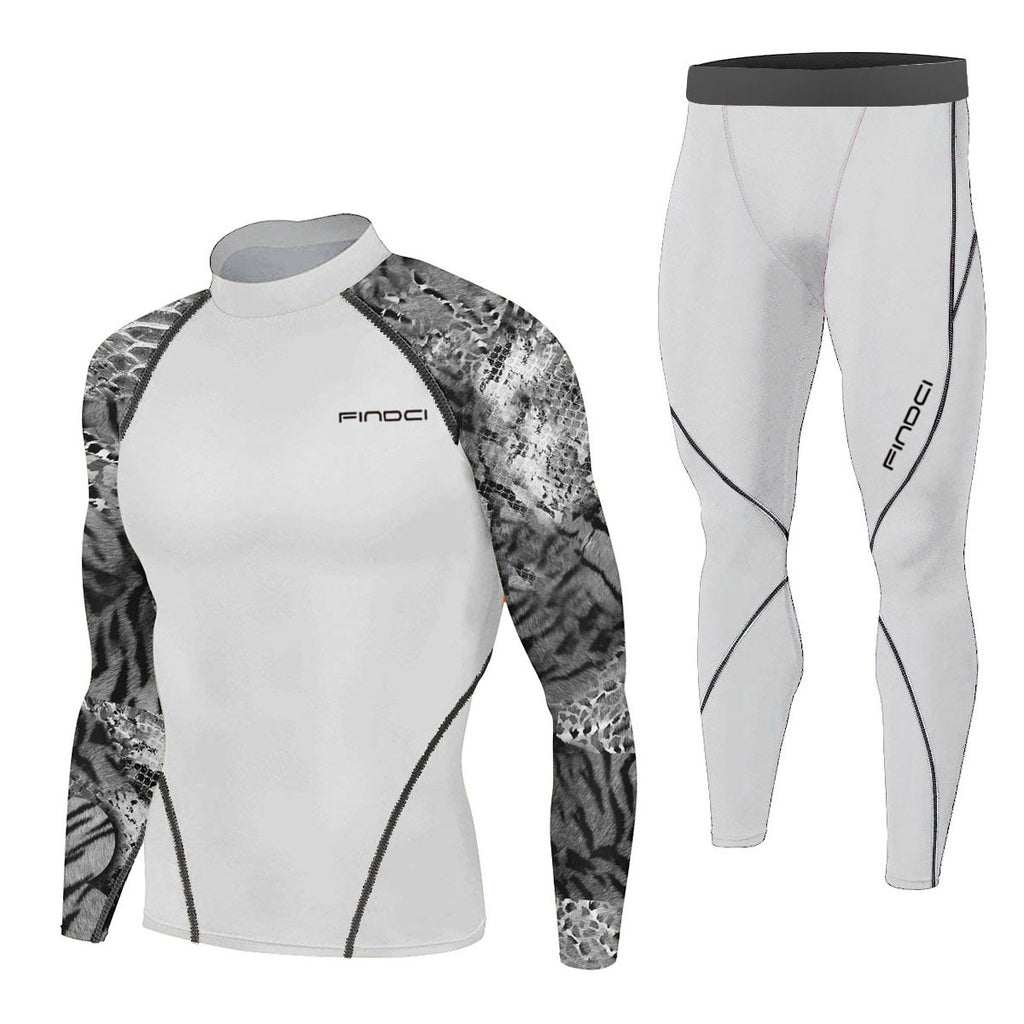 Findci Quick Dry Men's Running Sets 2 pieces compression set