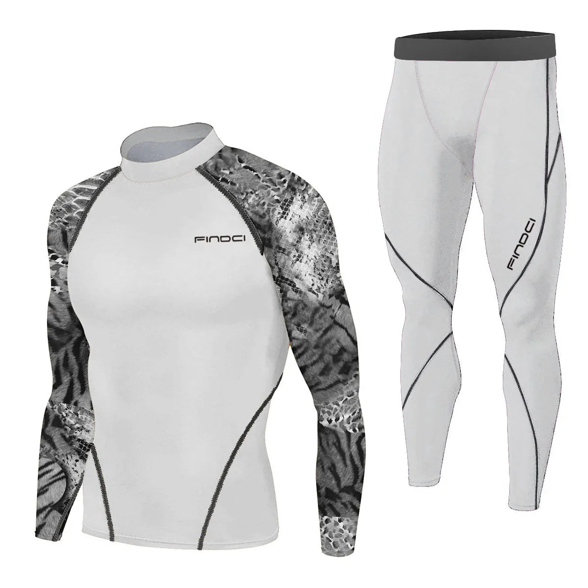 Findci Quick Dry Men's Running Sets 2 pieces compression set
