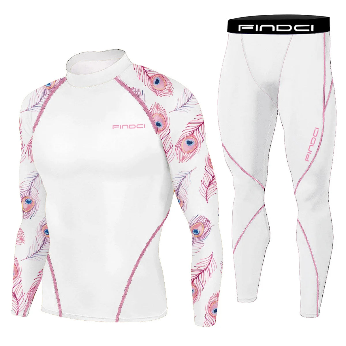 Findci Quick Dry Men's Running Sets 2 pieces compression set