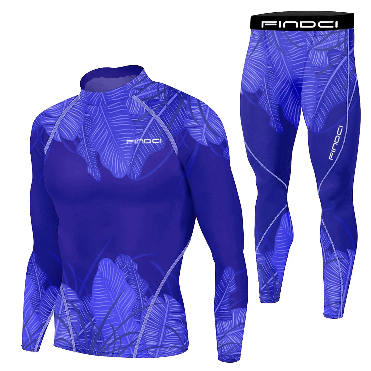 Findci Quick Dry Men's Running Sets 2 pieces compression set