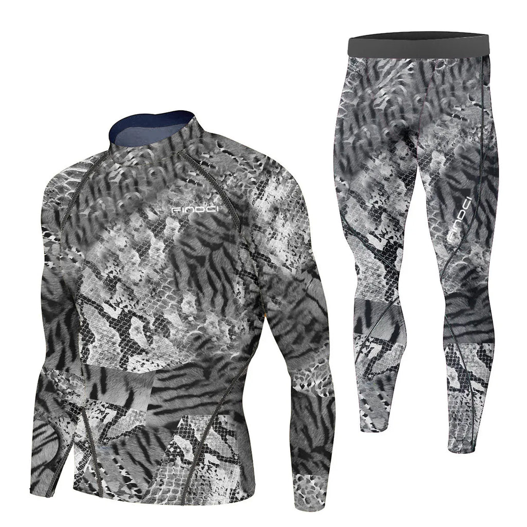 Findci Quick Dry Men's Running Sets 2 pieces compression set