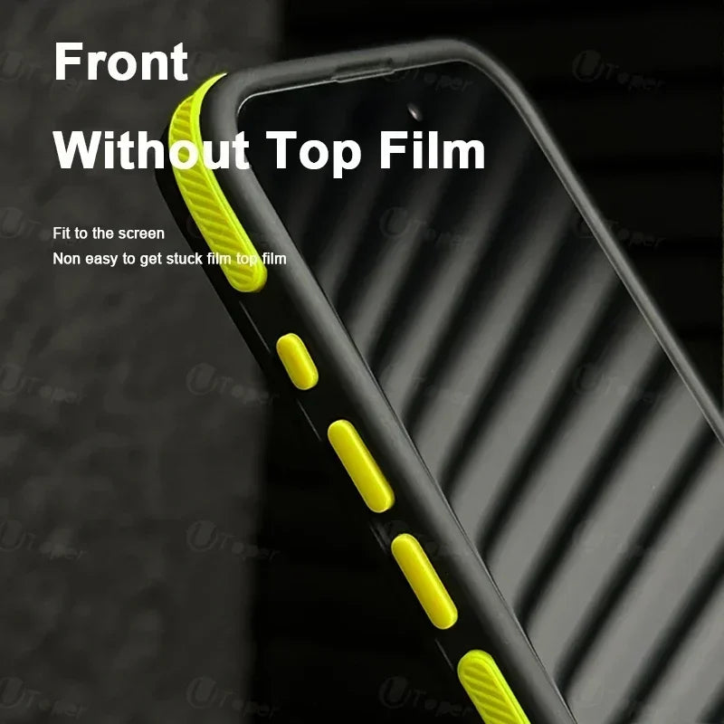 New Bicolor Matte Frosted Magnetic Phone Case