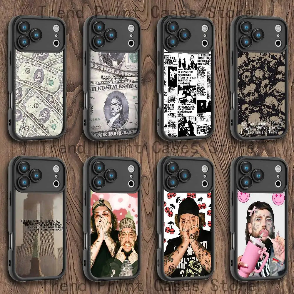 S-SuicideboyS New World Depression Case For iPhone 11,12,13,14,15,16,17,Max,Pro,Plus,Air,Mini Lens Protective Black Soft Shell
