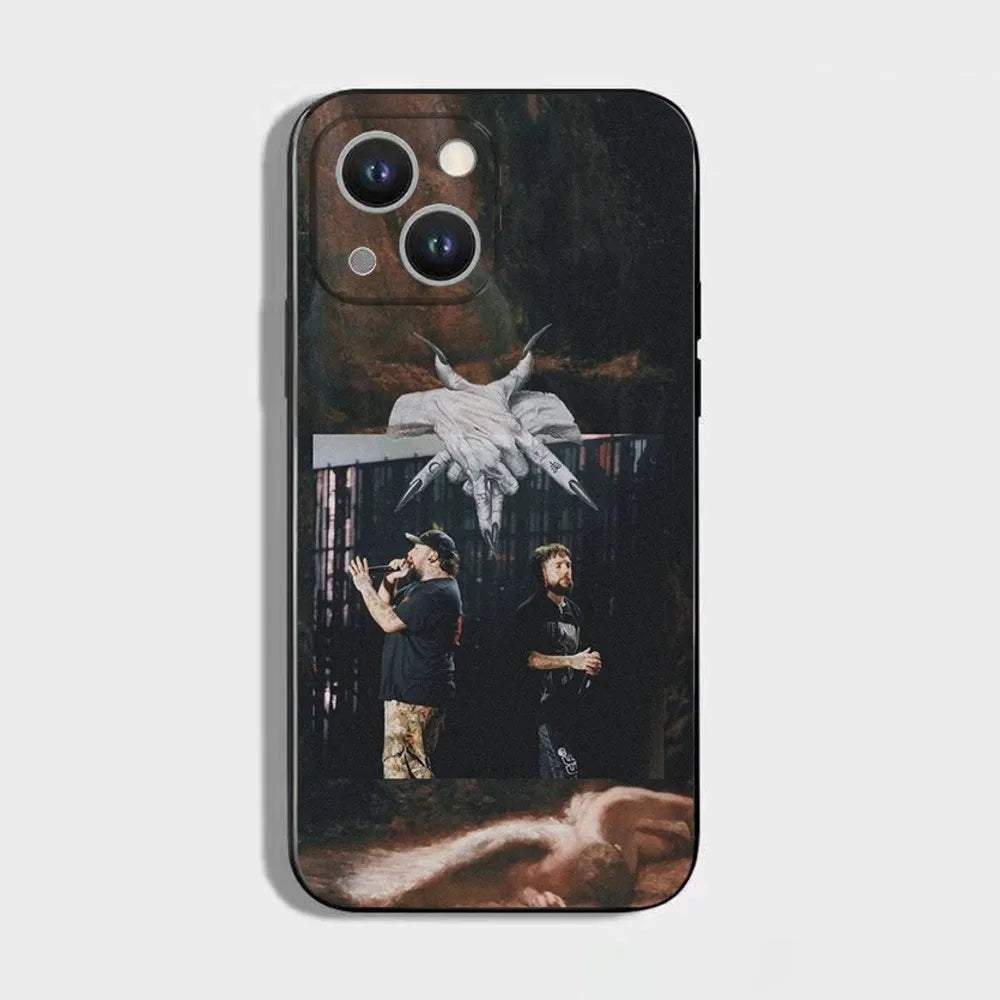 Rap Group S-Suicideboys-S G59 Phone Case For iPhone 16,15,14,13,12,11 Plus,Pro Max,XS,X,XR,SE,Mini,8,7,Soft Silicone Black Cover