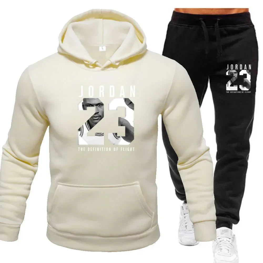 sweatshirt hoodie men's set