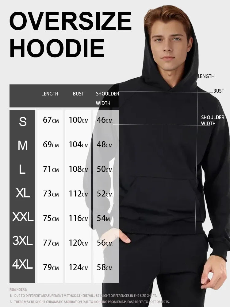 Solo Leveling Anime Print Hoodie Men
