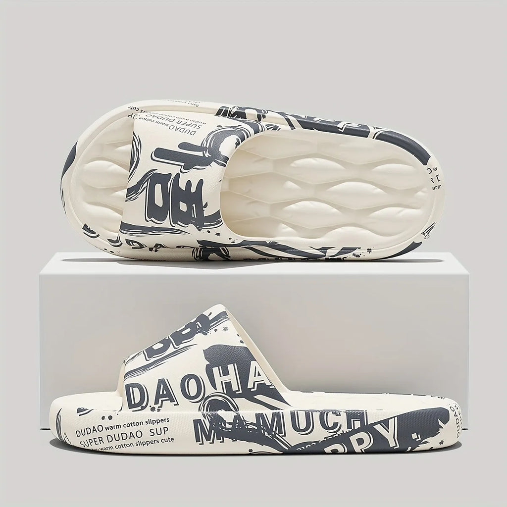 Trendy EVA Graffiti Slides