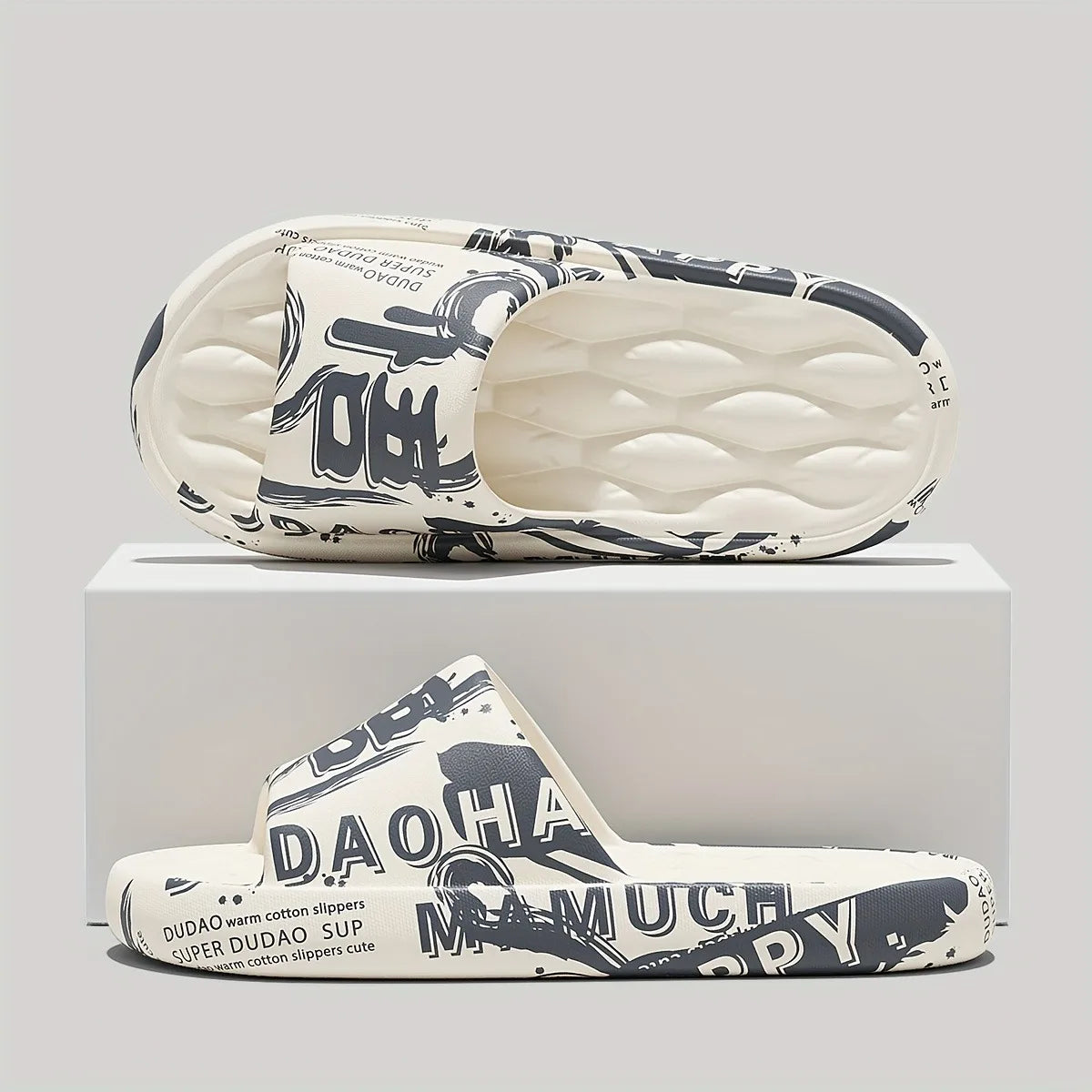 Trendy EVA Graffiti Slides