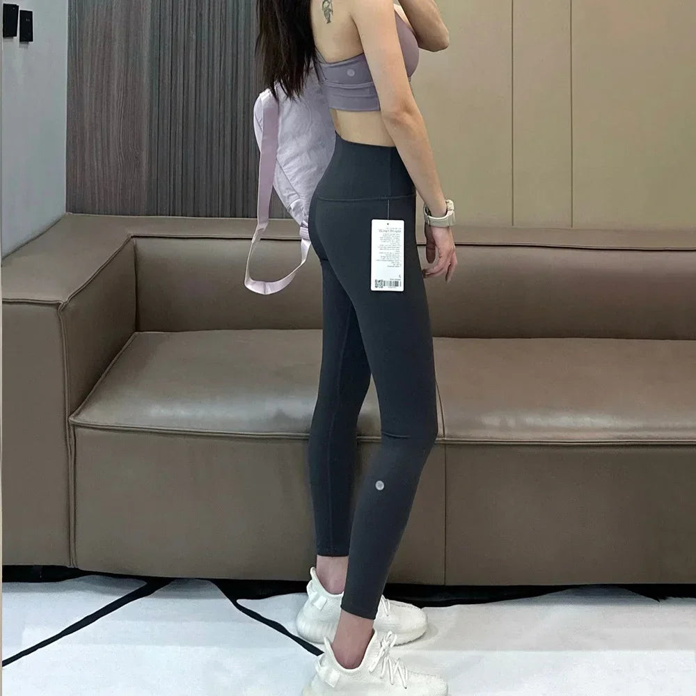 2026 Waisted Cropped Leggings for Women - Butter Soft Athletic Pants for Yoga & Training