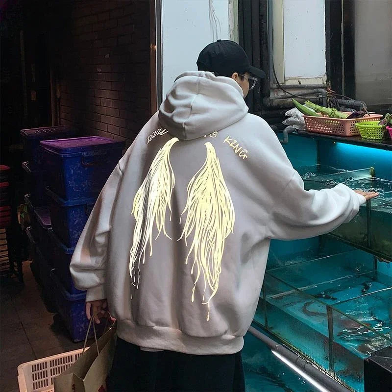 Sweatshirt For Men Hooded Streetwear Male Clothes Graphic Hoodies Novelty And White Welcome Deal Elegant Classy Low Price Autumn