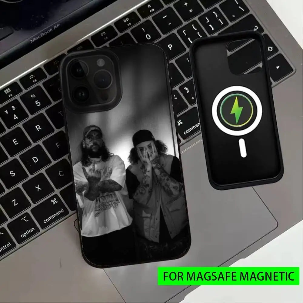 $-SuicideBoy$12 Suicideboys Phone Case For iPhone17,16,15,14,13,12,11 Plus,Pro Max Magnetic For Magsafe Wireless Charging