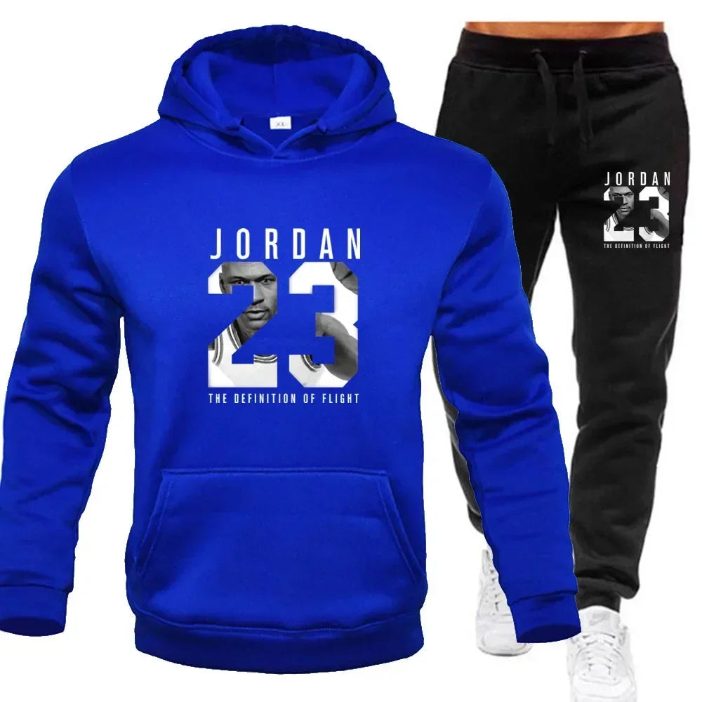 sweatshirt hoodie men's set
