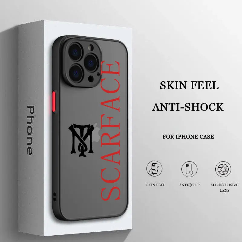 Movie Scarface Phone Case Matte Transparent Cover