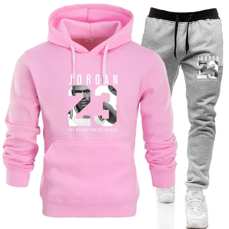 sweatshirt hoodie men's set
