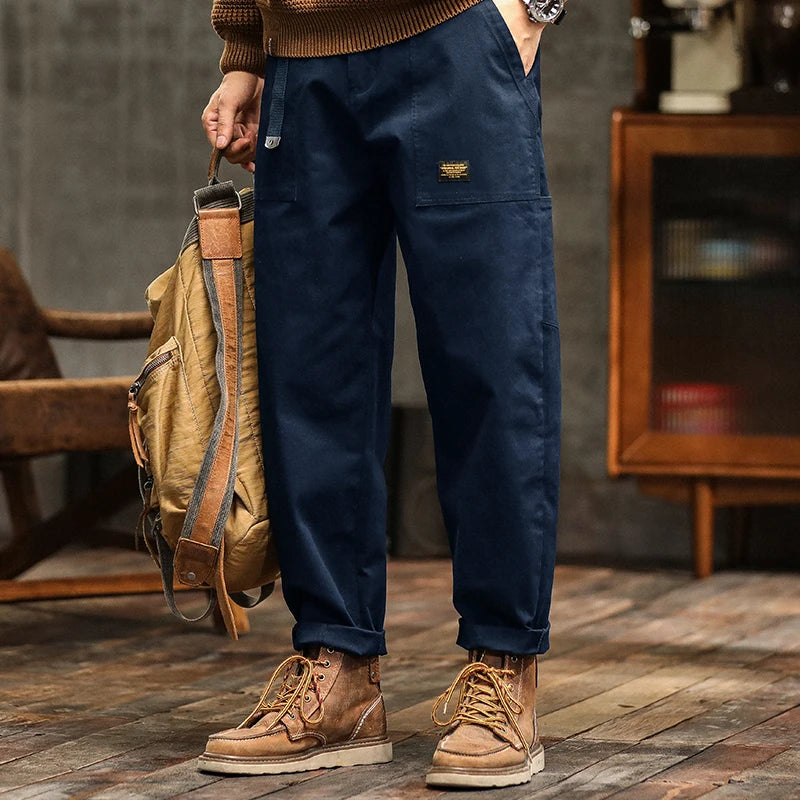 HIQOR Mens Clothing Spring Autumn Cargo Pants
