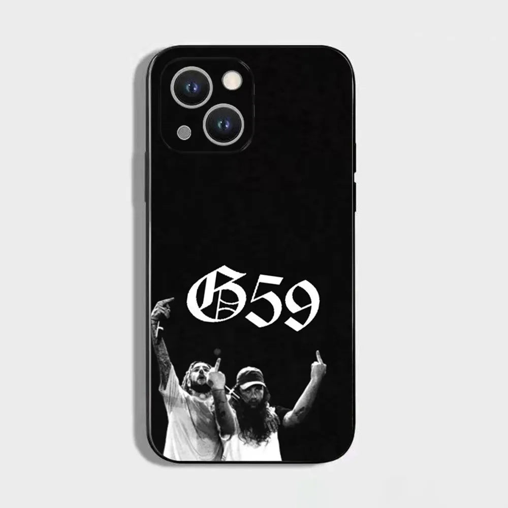 Rap Group S-Suicideboys-S G59 Phone Case For iPhone 16,15,14,13,12,11 Plus,Pro Max,XS,X,XR,SE,Mini,8,7,Soft Silicone Black Cover