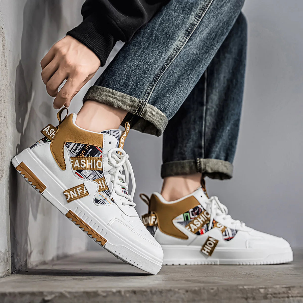 Men's casual sports outdoor hiking trendy fashion street comfortable