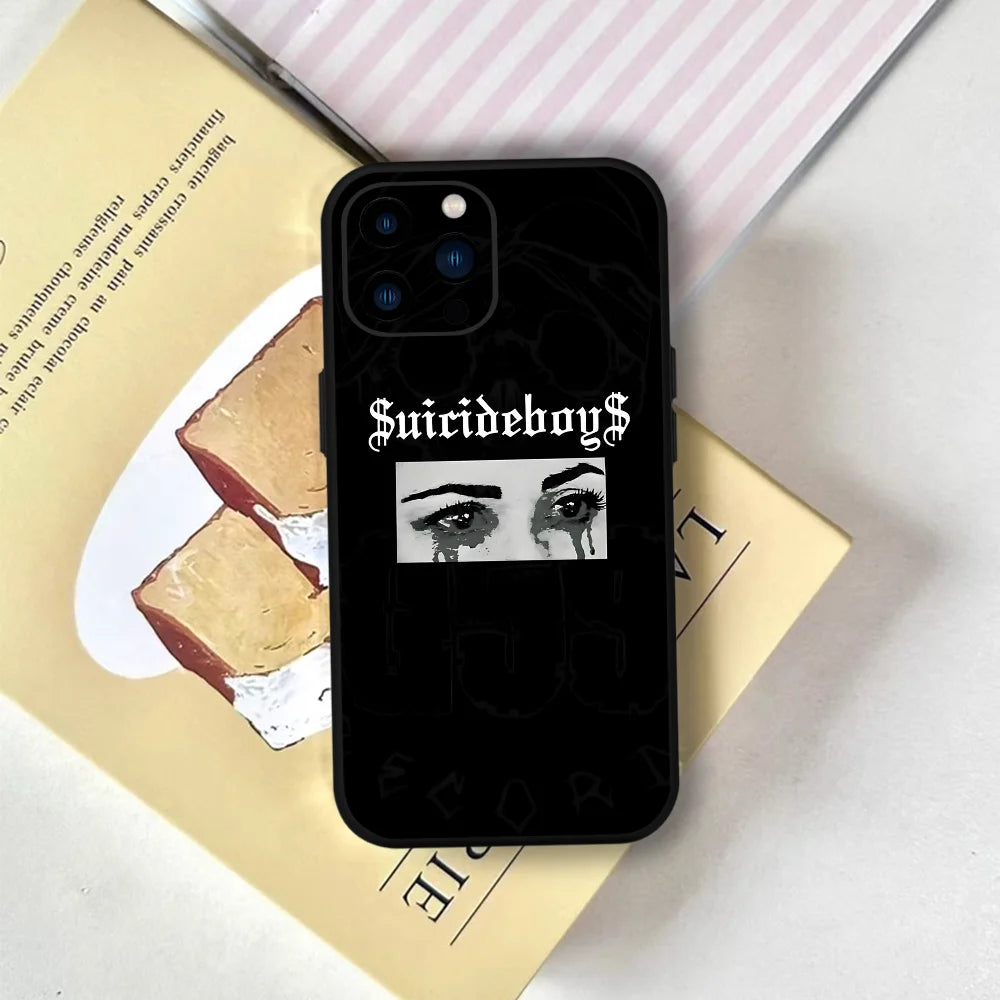 Hot Music Mix S-Suicideboys G59S phone case FUNDA For iPhone 12 11 13 14 15 16 Max Pro Plus Mini Soft Silicone Black Cover