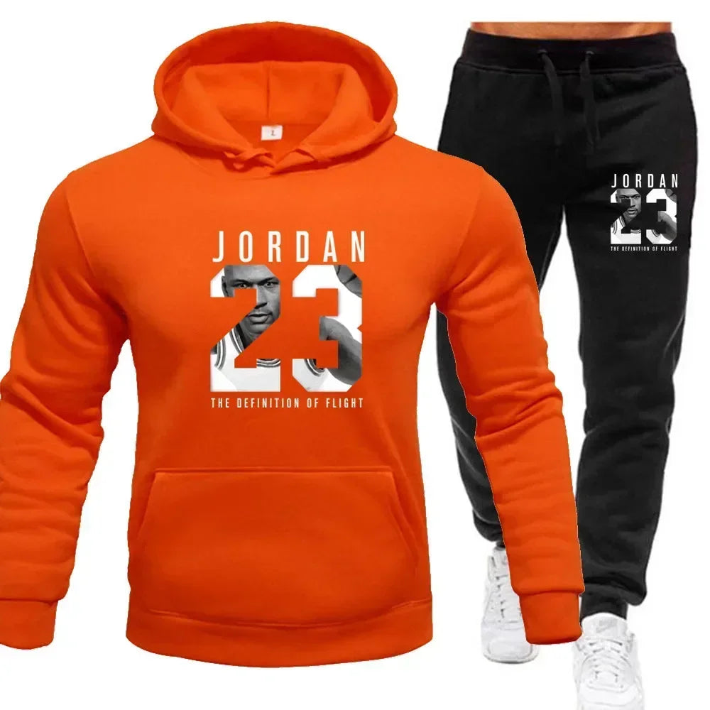 sweatshirt hoodie men's set