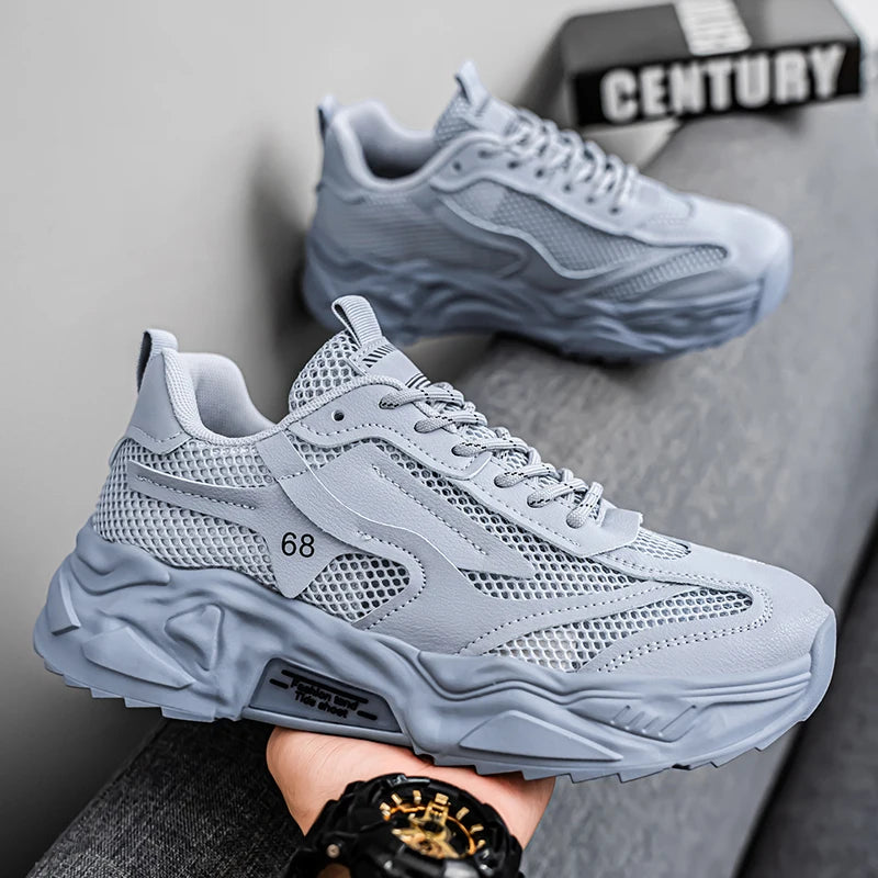 Fashionable Men's Casual Shoes, Breathable for Outdoor Sports, Suitable for Outdoor Leisure Wear, Breathable and Comfortable Shoes, Summer Outdoor Breathable Sports Shoes.