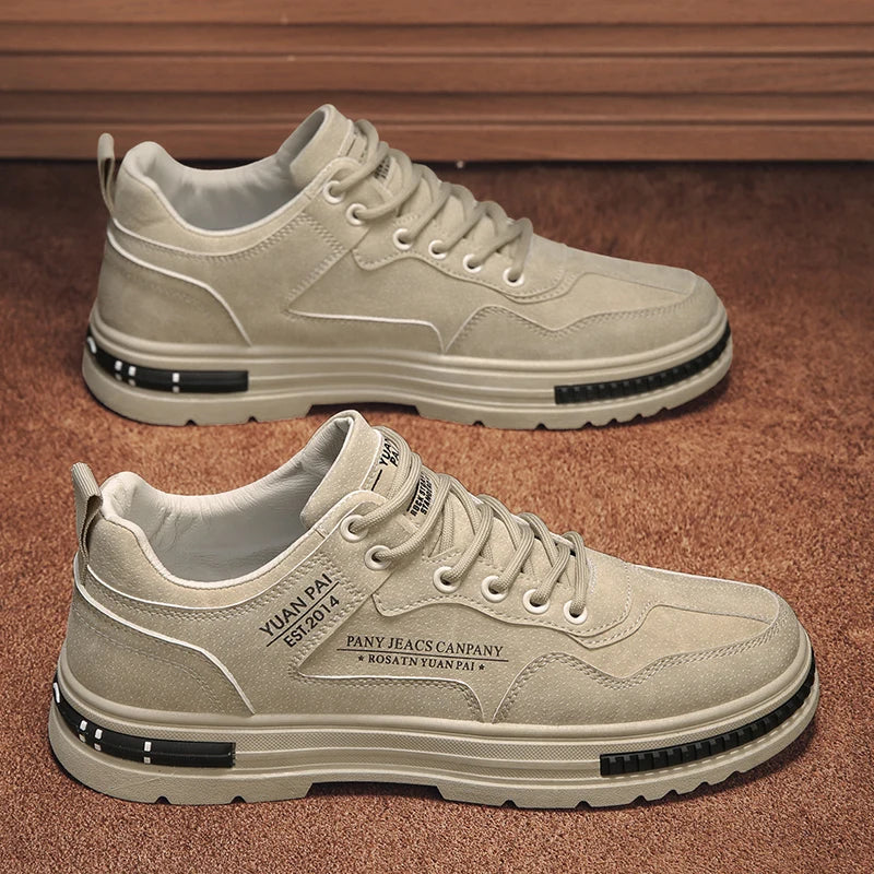 2025 new fashionable and trendy men's shoes, casual sports shoes, comfortable and versatile