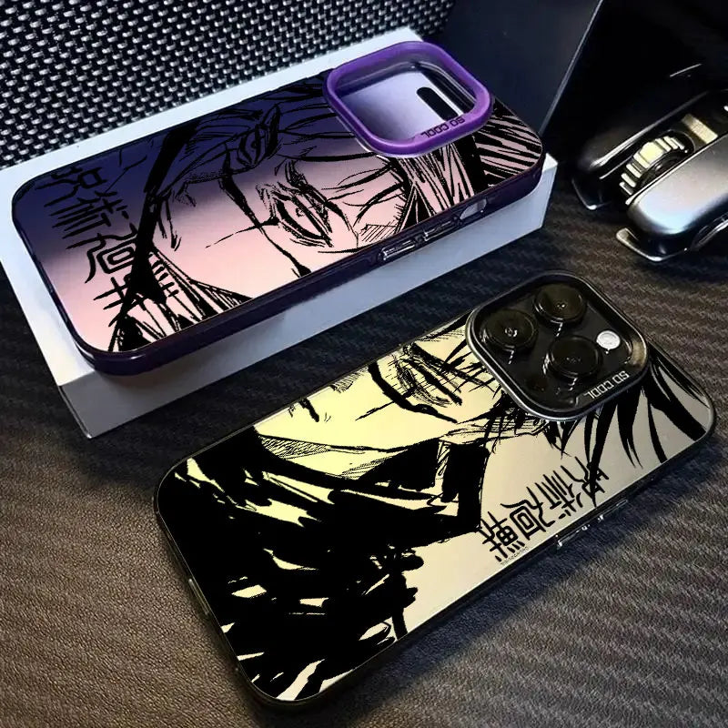 Anime Coque For Apple iPhone 16e 16 14 15 13 11 Pro Max Jujutsu Kaisen Choso ART Case 15 Plus 12 Mini 16e Shockproof Phone Cover