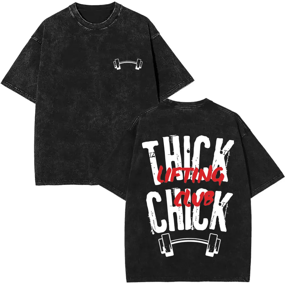 Washed Vintage Funny Gym Rat Muscle Mommy Pump Cover T-shirt