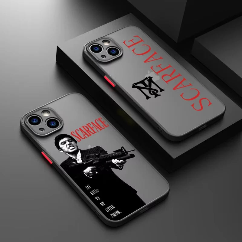 Movie Scarface Phone Case Matte Transparent Cover