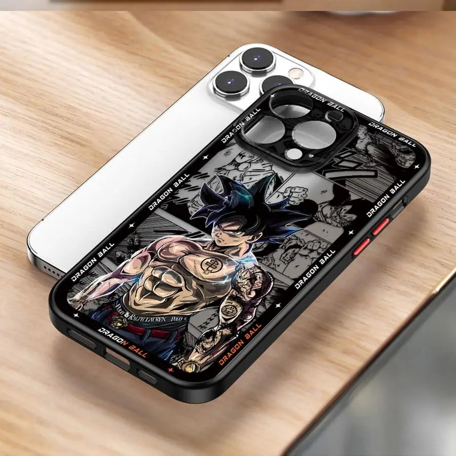 Soft Edge Case Hot Blooded Anime Goku