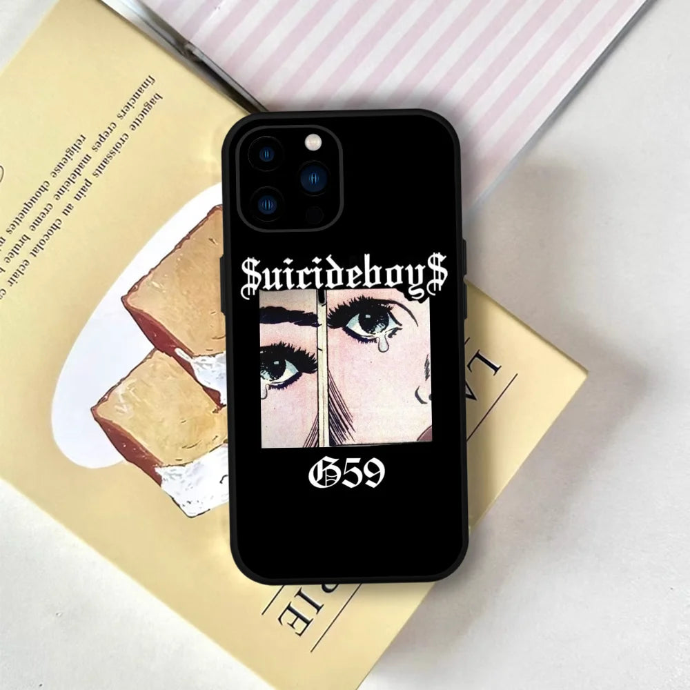 Hot Music Mix S-Suicideboys G59S phone case FUNDA For iPhone 12 11 13 14 15 16 Max Pro Plus Mini Soft Silicone Black Cover