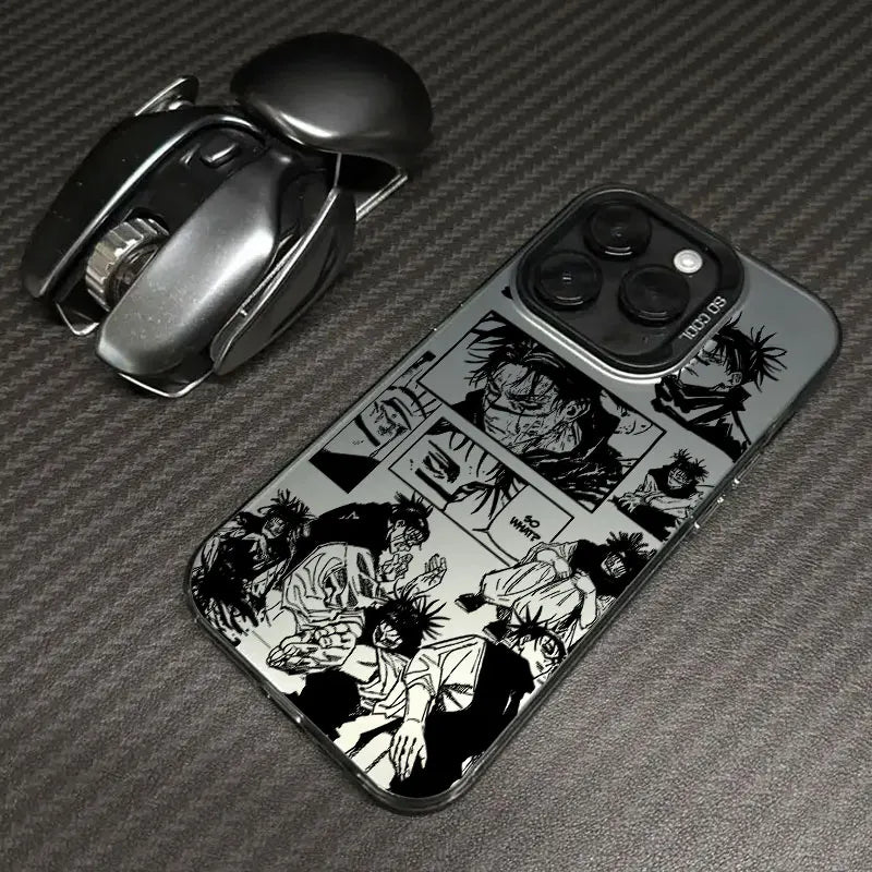 Anime Coque For Apple iPhone 16e 16 14 15 13 11 Pro Max Jujutsu Kaisen Choso ART Case 15 Plus 12 Mini 16e Shockproof Phone Cover