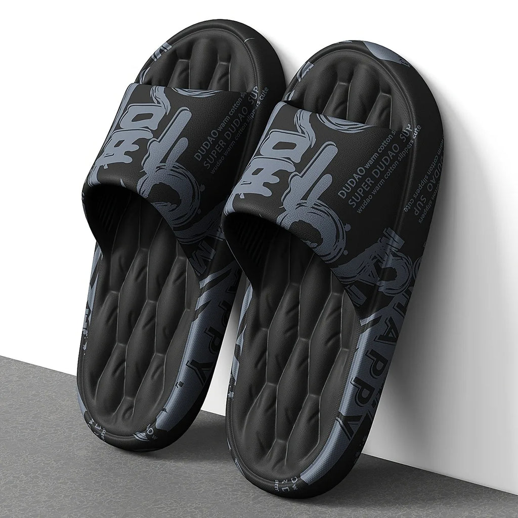 Trendy EVA Graffiti Slides