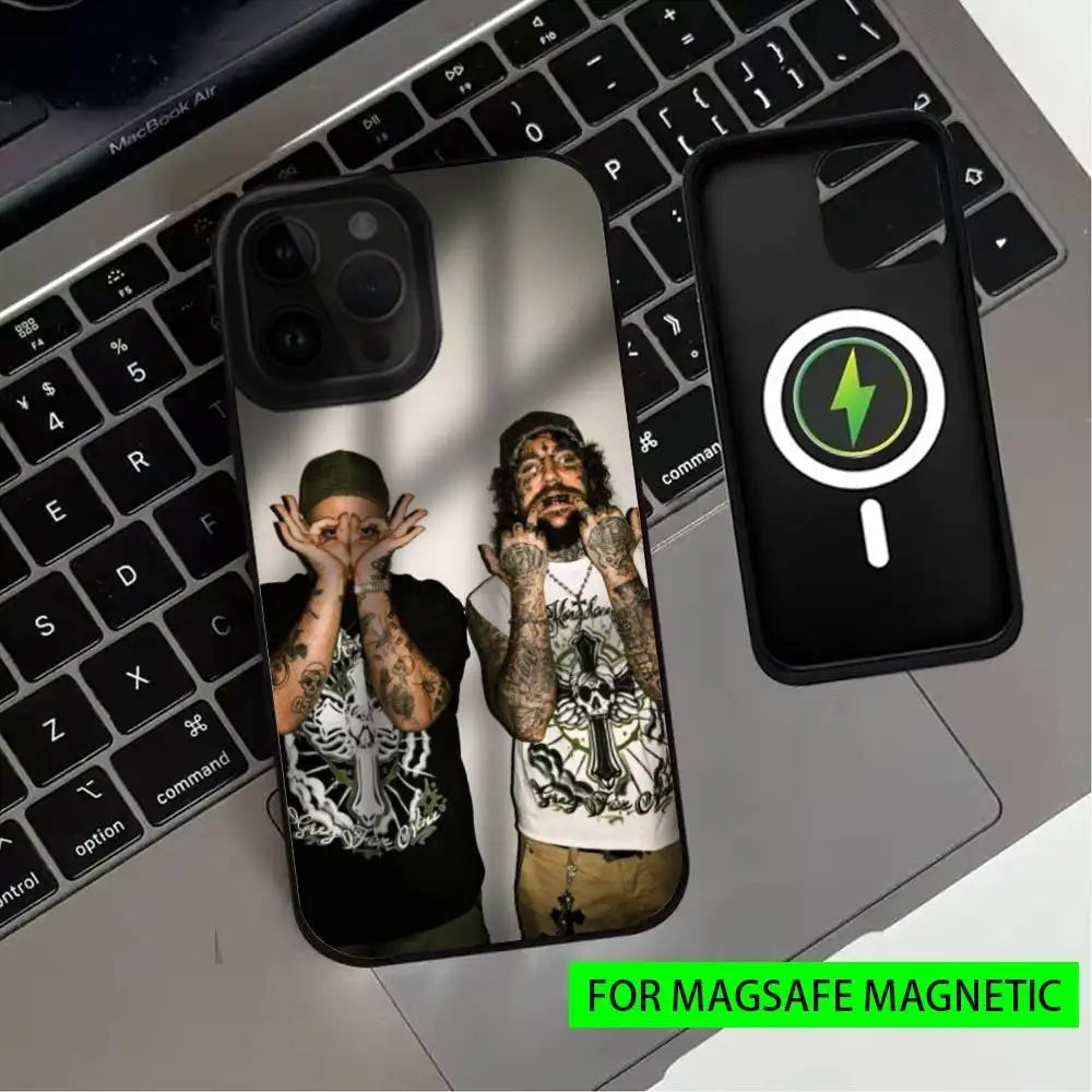 $-SuicideBoy$12 Suicideboys Phone Case For iPhone17,16,15,14,13,12,11 Plus,Pro Max Magnetic For Magsafe Wireless Charging