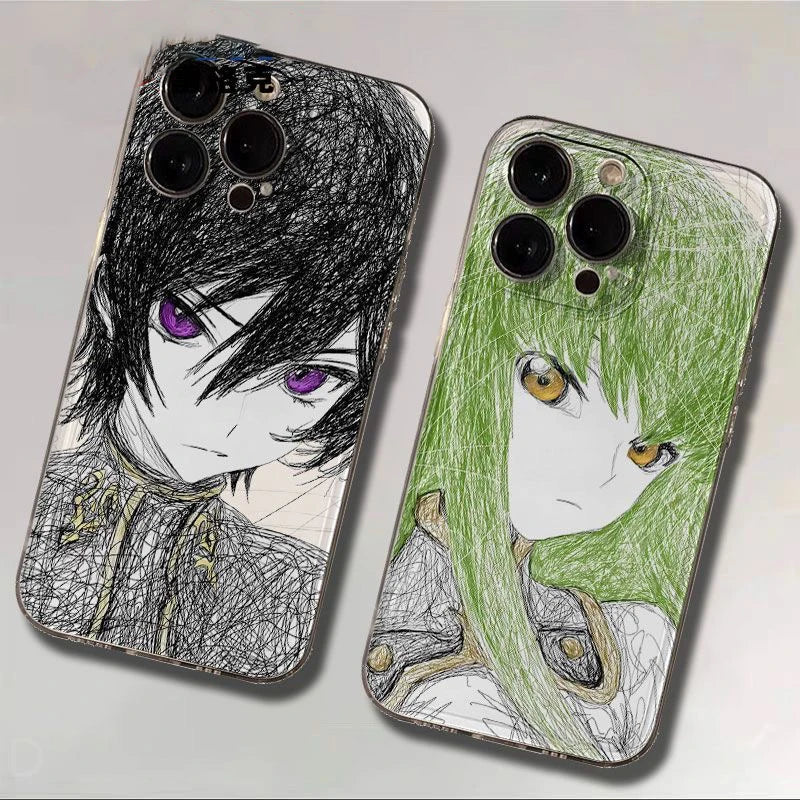 luxury comic Code Geass Clear Soft Case