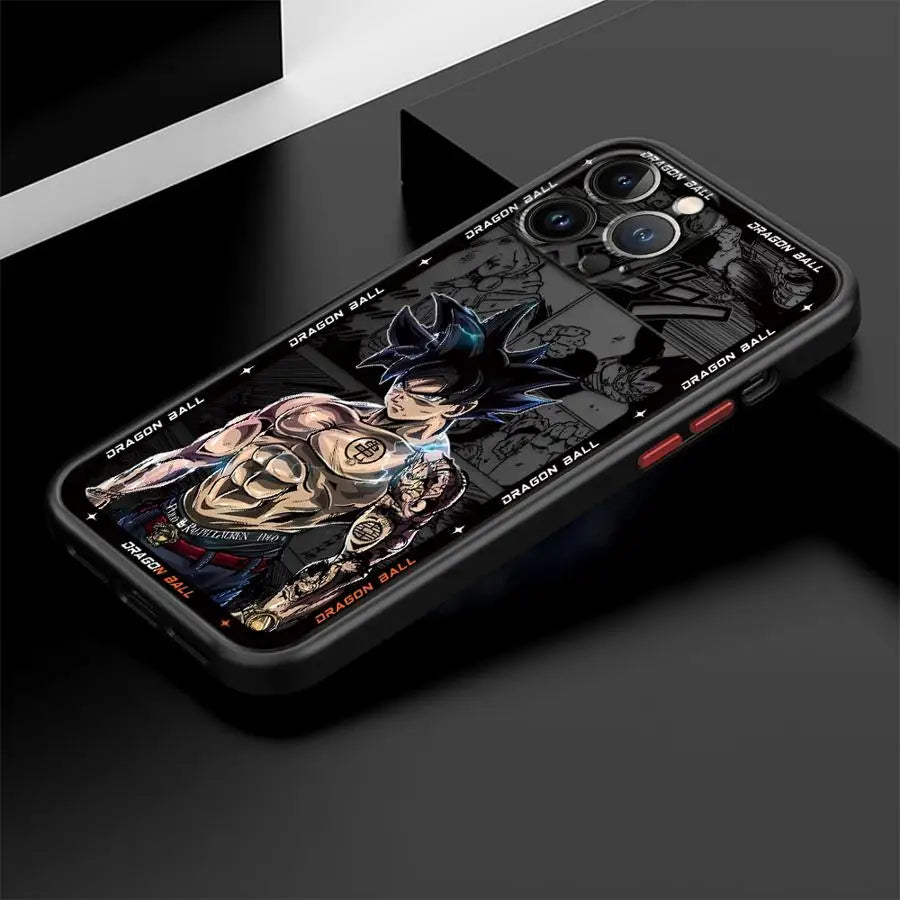 Soft Edge Case Hot Blooded Anime Goku