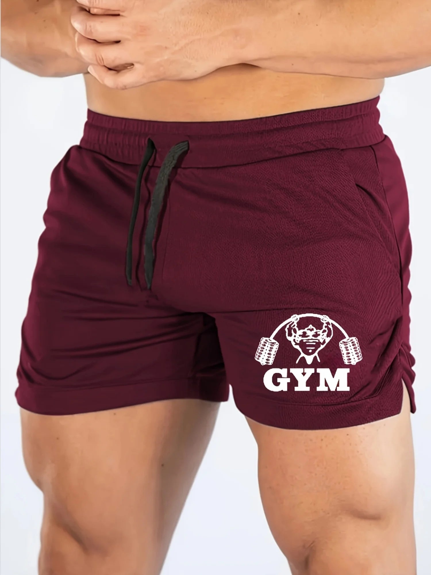 Dumbbell muscle running shorts