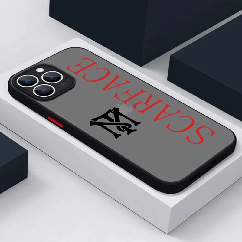 Movie Scarface Phone Case Matte Transparent Cover