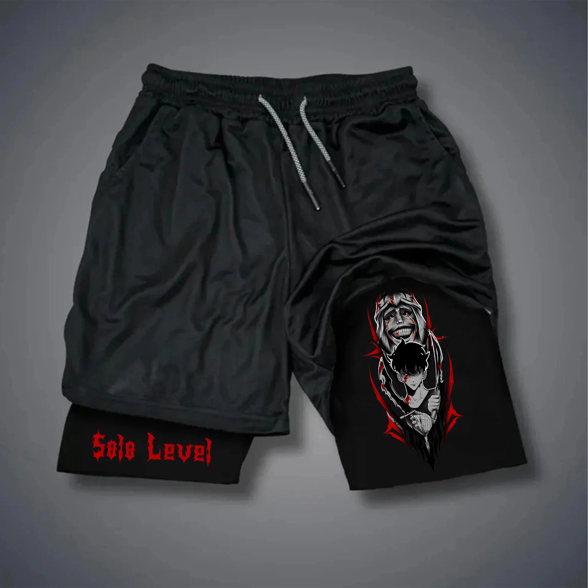 Solo Leveling Hot Blood Anime Print Men's Women's Summer Fashion Street Casual Loose T-Shirt, Hoodie, Shorts and Sweatpants Top