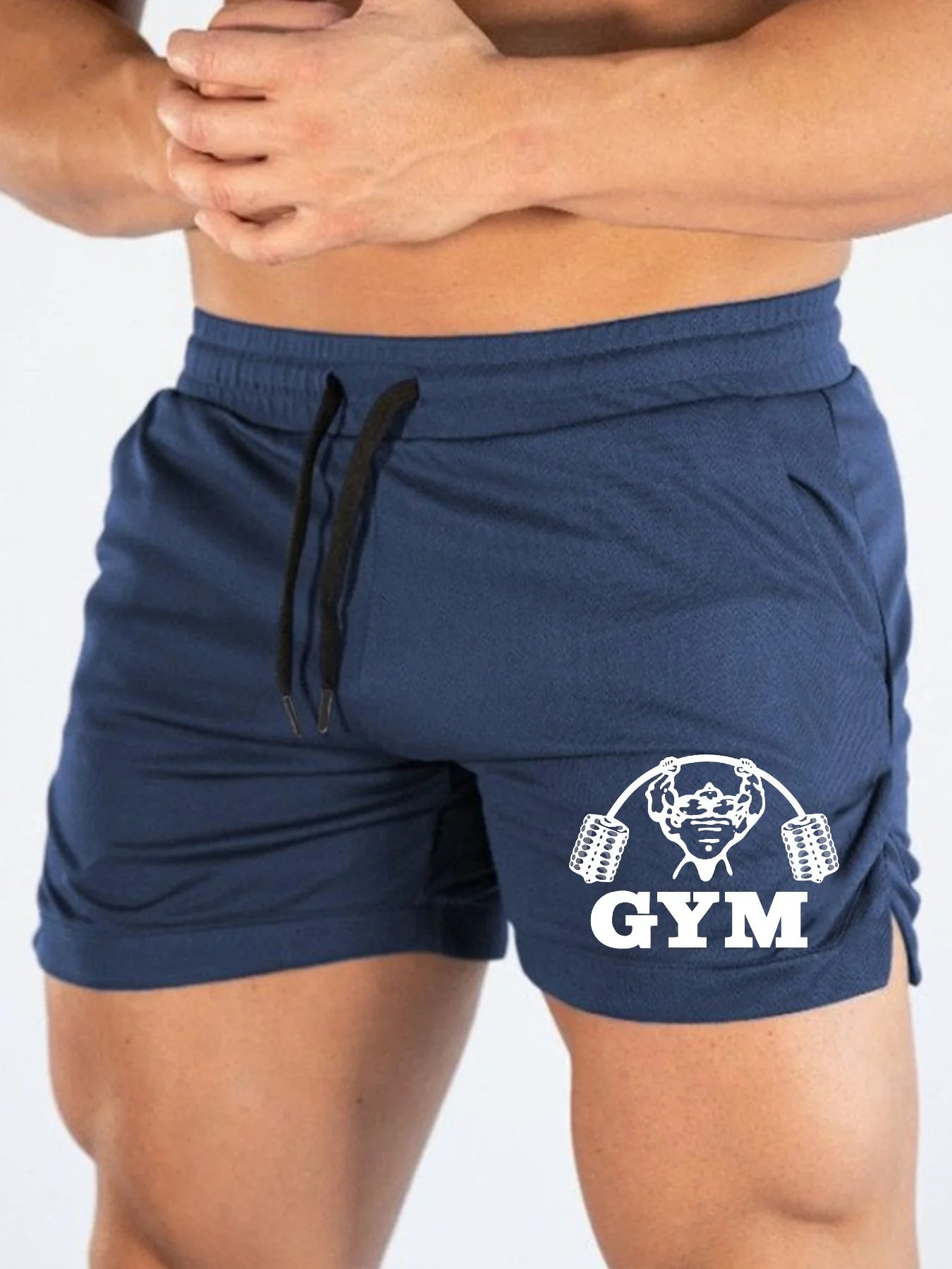 Dumbbell muscle running shorts