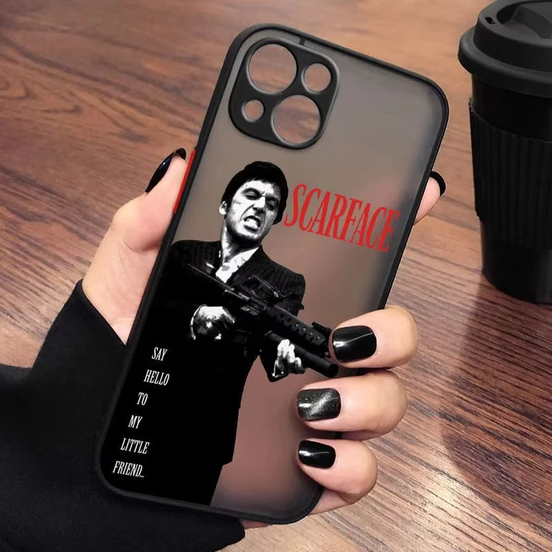 Movie Scarface Phone Case Matte Transparent Cover