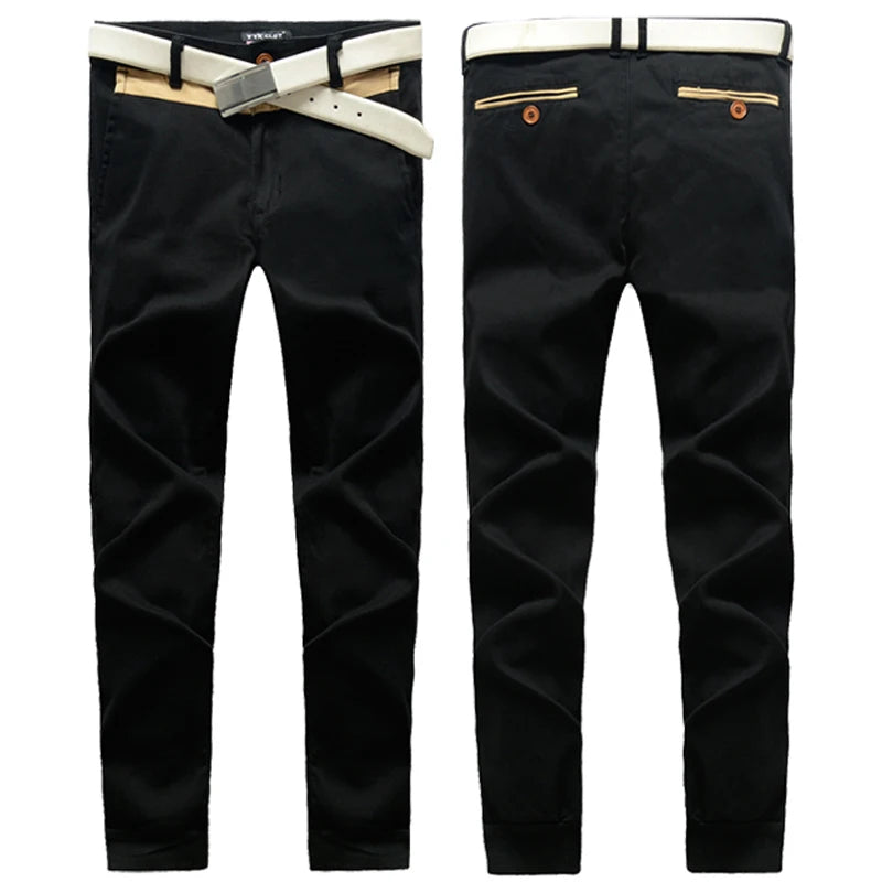 Black Jeans Men Streetwear Cargo Pants