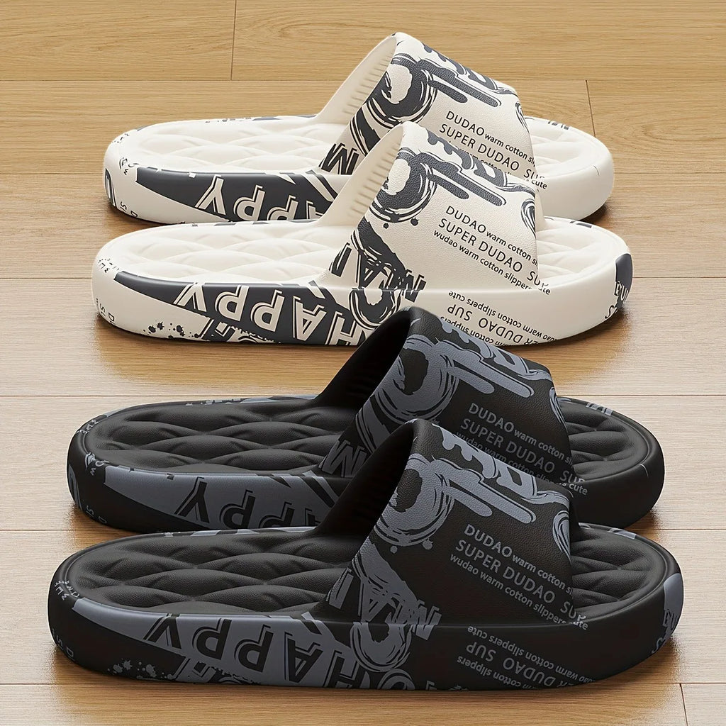 Trendy EVA Graffiti Slides