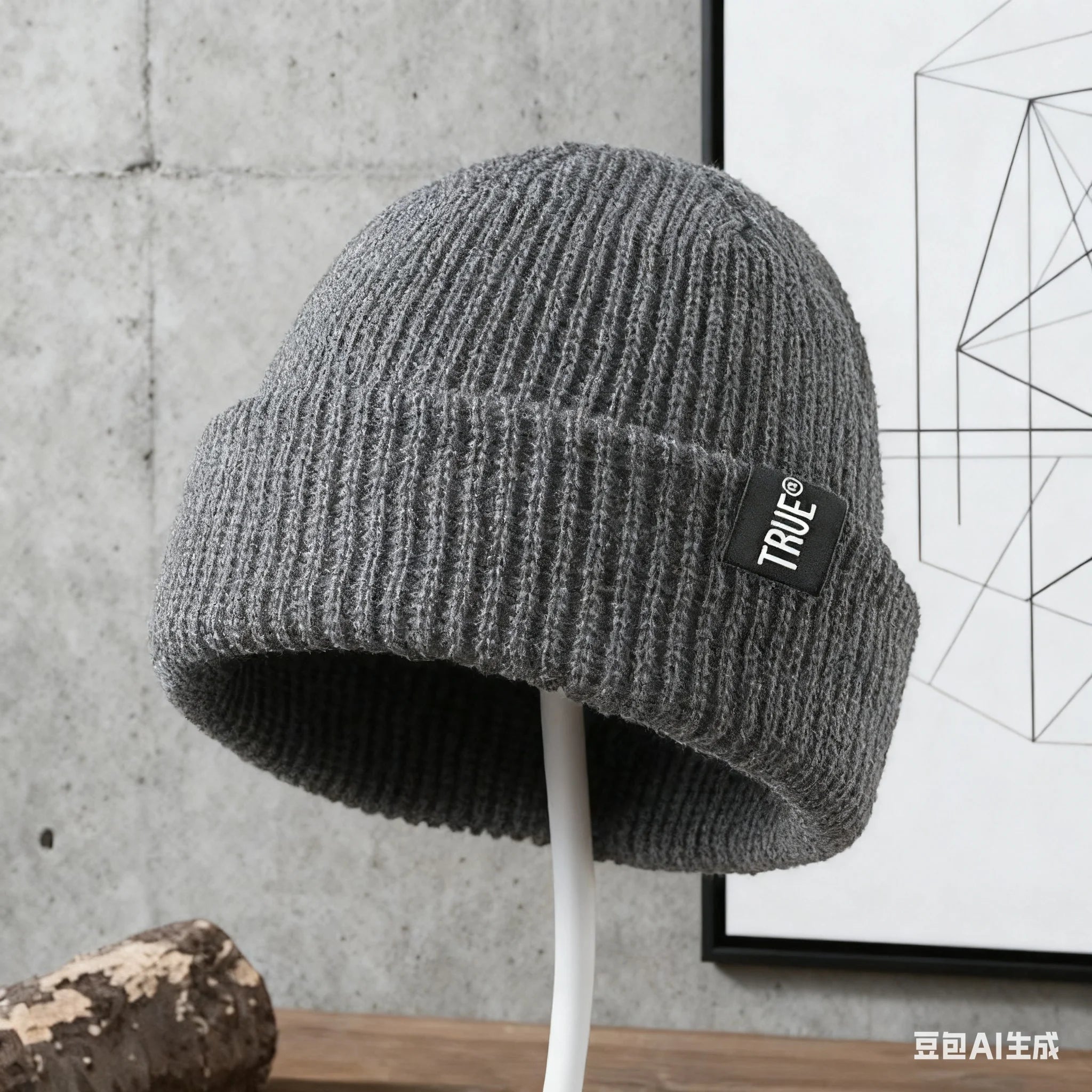 1 piece / 3 pieces knitted hats - warm hats for autumn and winter - suitable for both men and women - plain-colored woolen hats