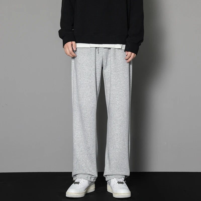 CAAYU Sweatpants Mens Straight Pants Large Size