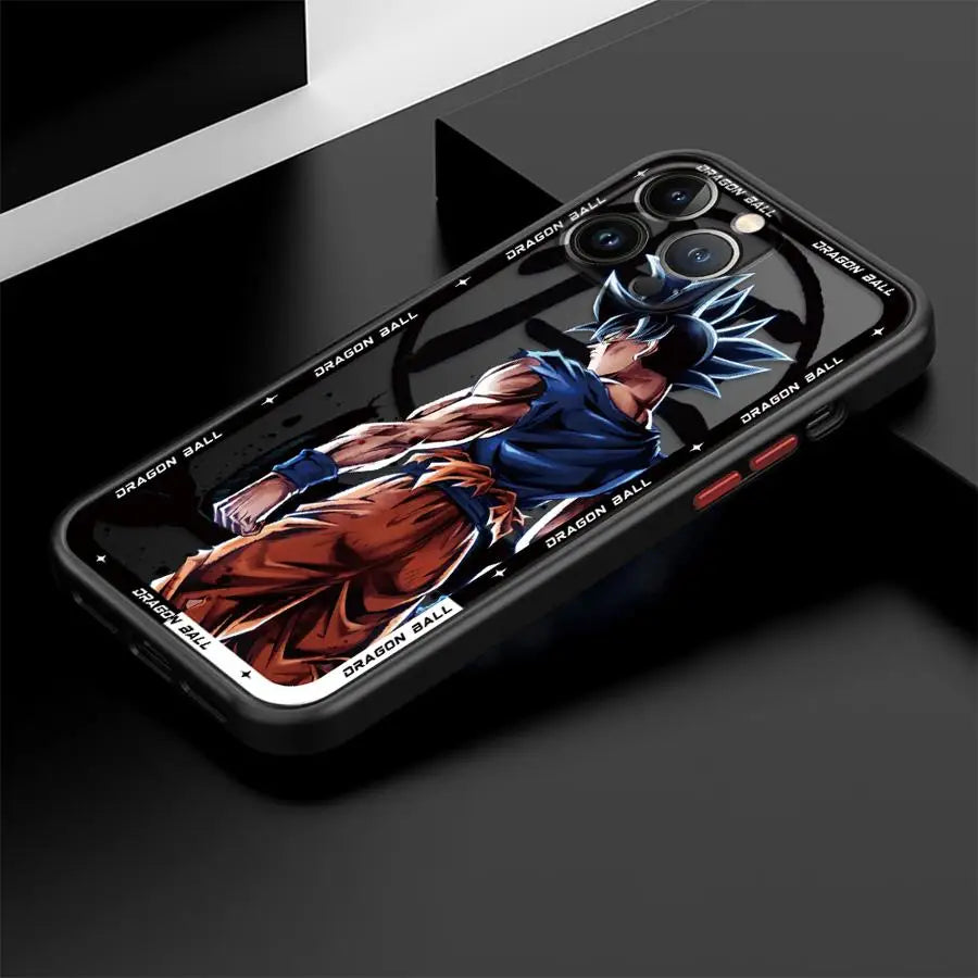 Soft Edge Case Hot Blooded Anime Goku
