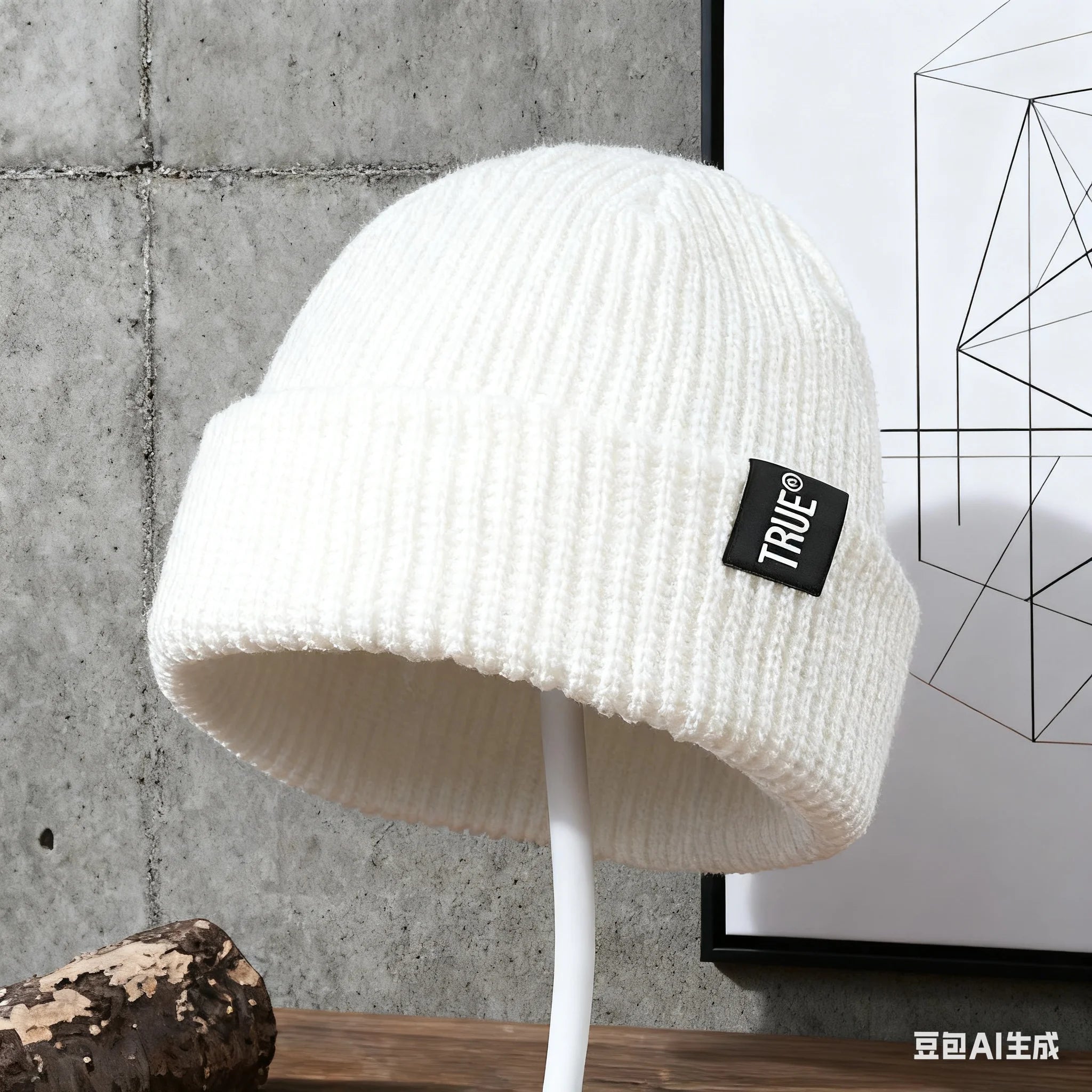 1 piece / 3 pieces knitted hats - warm hats for autumn and winter - suitable for both men and women - plain-colored woolen hats